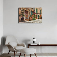 Load image into Gallery viewer, Tuscan Wall Art Italian Streets of Old Mediterranean Canvas Wall Art Painting The Picture Print On Canvas Architecture Pictures for Home Decor Decoration Gift