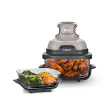 Load image into Gallery viewer, Ninja Crispi 4-in-1 Glass Air Fryer | 450°F | Non-Toxic | 4QT & 6-Cup Glass Containers w/Lids | Microwave, Freezer, Dishwasher Safe | Max Crisp, Air Fry, Bake, Recrisp | Stone | FN101ST