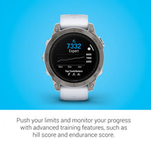 Load image into Gallery viewer, Garmin epix Pro (Gen 2) Sapphire Edition, 47mm, High Performance Smartwatch, Advanced Training Technology, Built-in Flashlight, Whitestone