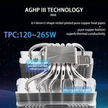 Load image into Gallery viewer, Thermalright Peerless Assassin 120 SE CPU Cooler, 6 Heat Pipes AGHP Technology, Dual 120mm PWM Fans, 1550RPM Speed, for AMD:AM4 AM5/Intel LGA 1700/1150/1151/1200/1851,PC Cooler