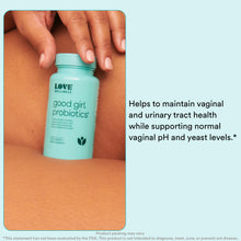 Load image into Gallery viewer, Love Wellness Good Girl Probiotics & The Killer | Vaginal pH Balance Supplement & Boric Acid Suppositories for Women | Odor Control with Prebiotics for Urinary Tract & Intimate Feminine Health