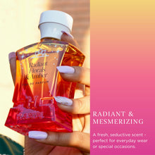 Load image into Gallery viewer, H HABIBI Radiant Florals & Amber Musk Perfume for Women - Fresh, Soft, Seductive Women's Perfume - Notes of Violet, Rose & Jasmine Perfume - Made in USA - Feminine Women's Eau de Parfum