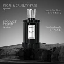 Load image into Gallery viewer, ROMASS Valor's Path EDP Eau de Parfum for Men & Women – Citrus Lemon jackfruit Fragrance summer scents with Amber & Sandal wood Fragrance– 3.4oz/100ml travel Gift Perfume