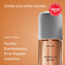 Load image into Gallery viewer, PHLUR Paradise Skin Set ($75 Value) - Travel Size Body Mist Gift Set - Peach Skin, Vanilla Skin, & Beach Skin - Travel Size Hair and Body Fragrance Mist Trio (3 x 3 fl oz)