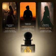Load image into Gallery viewer, Sapil Royale Flair Eau de Parfum – Long Lasting Unisex Spicy Oud Perfume | Saffron, Amber & Oud Notes | Bold Luxurious Signature Fragrance | 3.4 oz / 100ml