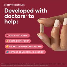 Load image into Gallery viewer, Physician's CHOICE Digestive Enzymes for Bloating & Digestion - Fast-Acting 16 Enzyme Formula with Organic Prebiotics & Probiotics for Gut & Digestive Health - Meal Time Discomfort Relief - 60 CT