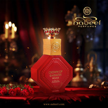 Load image into Gallery viewer, Nabeel Master Perfumer Collection - Crown Of Emirates Rouge for Unisex - Arabian Perfume for Women & Men - Fragrance with Bergamot, Saffron, Musk Scent - Arabic Cologne - Travel Size - 3.3oz EDP Spray