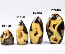 Load image into Gallery viewer, MOGEMT Septarian Geodes Large Healing Crystal Stones Rock Cluster Septarium Druzy Irregular Home Decoration Specimen 1.5-2 Lbs