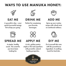 Load image into Gallery viewer, BIOSOTA Organic Manuka Honey MGO 1717+ - Medical Grade Manuka Honey from Australia NPA/ULF 31+, 100% Raw Unheated Pure Honey, 8.8oz