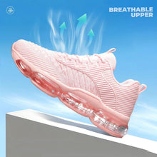 Load image into Gallery viewer, Luogoks Womens Walking Running Shoes Air Cushion Basketball Sneakers Fashion Tennis Breathable Sport Gym Fitness Cross Trainers Shoes Pink 6.5