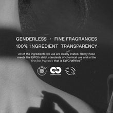 Load image into Gallery viewer, Henry Rose Perfumes for Women & Men - Gender-Inclusive, Warm + Spicy Vanilla Scented Perfume with Orange Flower & Vanilla Bean - EWG Verified, Cruelty-Free, Sustainable Packaging - Dave (1.7 fl oz)