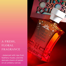 Load image into Gallery viewer, H HABIBI Radiant Florals & Amber Musk Perfume for Women - Fresh, Soft, Seductive Women's Perfume - Notes of Violet, Rose & Jasmine Perfume - Made in USA - Feminine Women's Eau de Parfum