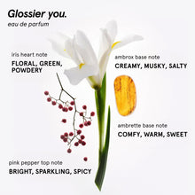 Load image into Gallery viewer, Glossier You Eau de Parfum - Unisex Fragrance for Men & Women, Skin-Scent Enhancer Smells Different on Everyone - Musky, Warm & Spicy Perfume with Pink Pepper, Iris & Ambrox Base Notes, XL 100ml