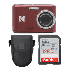 Load image into Gallery viewer, Kodak PIXPRO FZ45 Digital Camera + Point & Shoot Camera Case + Sandisk 128GB SDXC Memory Card…
