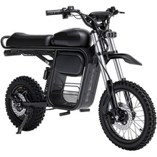Load image into Gallery viewer, Flydone MT1 Electric Dirt Bike for Adults 5000W Peak Motor 45 MPH 80 Miles Range 52V 20Ah Battery Full Suspension 14" Front 12" Rear Fat Tire NFC Lock 8.9" TFT Display