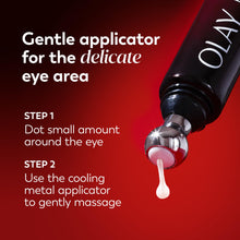 Load image into Gallery viewer, Olay Regenerist Under Eye Cream Roller, Eye Wrinkle Cream, Crows Feet & Bags Treatment, Anti-Wrinkle, Anti-Aging Serum, Fragrance-Free, Hexa-Repair Peptide & Bakuchiol, 0.7oz