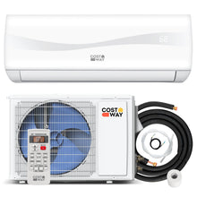 Load image into Gallery viewer, COSTWAY 12000BTU Mini Split Air Conditioner& Heater, 20 SEER2 115V Wall-Mounted Ductless AC Unit Cools Rooms up to 750 Sq. Ft, Energy Efficient Inverter AC with Heat Pump (Blast Series)