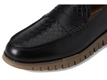 Load image into Gallery viewer, Cole Haan Men's Zerogrand Remastered Penny Loafers, Black Stamped/Lava/Irish Coffee, 9.5