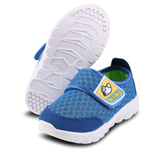 Load image into Gallery viewer, XIPAI Toddler Kid's Cute Casual Lightweight Walking Athletic Shoes Boys and Girls Mesh Strap Sneakers Blue
