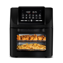 Load image into Gallery viewer, Gourmia Air Fryer - 14 Qt All-in-One Oven with Rotisserie, Digital Display with 12 Presets, Roast, Bake, Broil, Dehydrate, Dishwasher Safe Accessories, Black