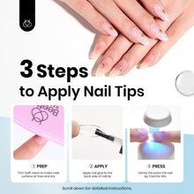 Load image into Gallery viewer, beetles Gel Polish 9 In 1 Gel Nail Glue for Clear Acrylic Nail Tips 2 Pcs 15ml Long Lasting Nail Gel Kit for False Nails Tips, Base Blooming Nail Gel, U V Light Required, Gift for Women