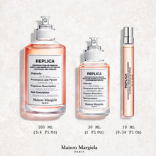 Load image into Gallery viewer, Maison Margiela - Replica - On a Date Eau de Toilette Set - Floral Fragrance - With Patchouli, Rose, & Black Current Accords - 1 Fl Oz & 0.3 Fl Oz Travel Size