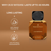 Load image into Gallery viewer, Maison de l'Avenir Oud Intense - Floral Oriental - with notes of Vanilla, Amber, Oud - Unisex - Cologne for Men - Perfume for Women - Long Lasting - Fine Niche Fragrance