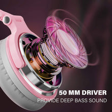 Load image into Gallery viewer, OneOdio Wired Over Ear Headphones Hi-Res Studio Monitor & Mixing DJ Stereo Headsets with 50mm Drivers and 1/4 to 3.5mm Jack for AMP Computer Recording Podcast Keyboard Guitar Laptop - Light Pink