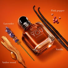 Load image into Gallery viewer, Armani Beauty - Stronger With You Intensely - Cologne for Men - Fougère Ambery Woody Men’s Fragrance - Pink Pepper, Lavender, Vanilla Notes - 1.7 Fl Oz