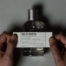 Load image into Gallery viewer, LRERABO No.33 SANTAL Sandalwood Parfum Spray - 3.4 Fl oz Unisex, Iconic New York Scent, Long Lasting Fragrance Natural and Vegan & Hypoallergenic for Men and Women