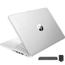 Load image into Gallery viewer, HP Stream 14" HD BrightView Laptop, Intel Celeron N150, 16GB RAM, 288GB Storage (128GB UFS + 160GB Docking Station Set), Intel UHD Graphics, 720p Webcam, Wi-Fi, 1 Year Office 365, Win 11 S, Silver