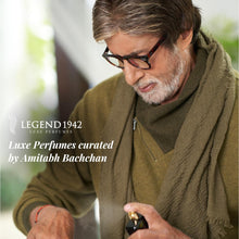 Load image into Gallery viewer, Legend 1942 Luxe Perfumes by Amitabh Bachchan | Heritage Black Long Lasting Perfume For Men & Women | Cologne - Woody Fragrance | Birthday Anniversary Husband Wife Gifts | Everyday Essentials | 100Ml