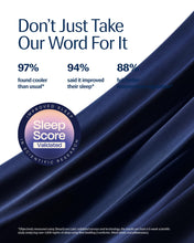 Load image into Gallery viewer, REST® Evercool® Cooling Comforter, King/Cali King, Blanket for Hot Sleepers, All Season Bedding to Keep Cool for Night Sweats, Breathable Lightweight Duvet, 106x90 Inches, Midnight Blue