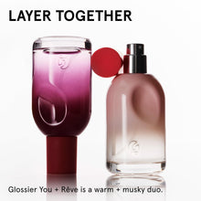 Load image into Gallery viewer, Glossier You Rêve Eau de Parfum - Unisex Fragrance for Men & Women, Skin-Scent Enhancer Smells Different on Everyone - Warm & Sweet Gourmand Perfume Buttercream, Plum Butter & Ambrox Base Notes, 50ml