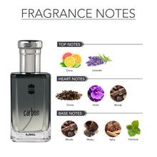 Load image into Gallery viewer, Ajmal Carbon Eau de Parfum for Men – 3.4 fl oz / 100 ml | Fresh Woody Aromatic Cologne | Long Lasting Masculine Fragrance with Citrus, Lavender & Musk | Crafted in Dubai