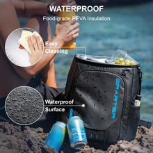 Load image into Gallery viewer, SPARTER Backpack Cooler Insulated Leak Proof 30 Cans, 2 Insulated Compartments Thermal Bag, Portable Lightweight Beach Travel Camping Lunch Backpack for Men and Women