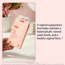 Load image into Gallery viewer, Love Wellness Good Girl Probiotics & The Killer | Vaginal pH Balance Supplement & Boric Acid Suppositories for Women | Odor Control with Prebiotics for Urinary Tract & Intimate Feminine Health