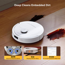 Load image into Gallery viewer, roborock Qrevo S5V Robot Vacuum and Mop, FlexiArm Edge Mopping, 12,000Pa Suction, Dual Zero-Tangle System, Smart Obstacle Avoidance, 10mm Mop Lifting, Auto Mop Washing & Warm Air Drying, White