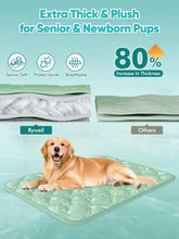 Load image into Gallery viewer, Rywell Dog Cooling Mat 2.0, Nature Green,44" x 32" Thick & Durable Cooling Mat for Extra Large Dogs, Long-Lasting Cool with Waterproof & Color-Changing Arc-Chill Tech (Q-Max>0.5) Washable& Non-Toxic