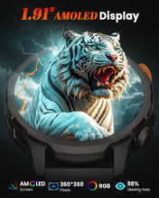 Load image into Gallery viewer, Military Smart Watches for Men Fitness Tracker Watch, 1.91" Men's Smart Watch with 1000mAh/5 ATM Waterproof/LED Flashlight/110+ Sport Modes/Heart Rate/SpO2/Sleep, Men's Watches for Android & iPhone