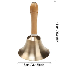 Load image into Gallery viewer, Super Loud Solid Brass Hand Call Bell