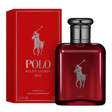 Load image into Gallery viewer, RALPH LAUREN FRAGRANCES Polo Red - Parfum - Men's Cologne - Ambery & Woody - With Absinthe, Cedarwood, and Musk - Intense Fragrance - 2.5 Fl Oz
