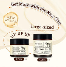 Load image into Gallery viewer, Lilei Beauty Beef Tallow for Skin, Grass-Fed Beef Tallow and Honey Balm, Whipped Body Butter & Face Moisturizer, Unscented, Body Cream, Soothes Dry & Sensitive Skin
