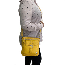 Load image into Gallery viewer, LEDERBUCK Real Leather Small Crossbody Handbags & Purses for Women - Crossover over the Shoulder Bag (Mellow Yellow)
