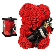 Load image into Gallery viewer, Rose Bear, Valentines Gifts for Her, Rose Teddy Bear, Valentine Teddy Bear Gifts for Women, Forever Preserving Rose, Mothers Day, Wedding and Anniversary,Birthday Gift, Women's Gifts