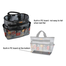 Load image into Gallery viewer, MDSTOP Garden Tool Bag, Garden Tool Kit Holder Home Organizer Storage Carrier, Oxford Garden Hand Tool Storage Tote Organizer with Handle and 8 Roomy Pockets, Floral Gardening Gift, Tools Not Included