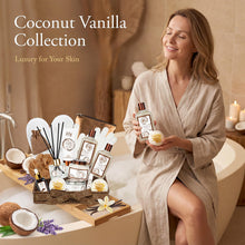 Load image into Gallery viewer, Valentines Day Gifts Bath and Body Gift Basket Set for Women - Coconut Vanilla Gift, Spa Gift Basket 17-Piece Bath Gift Set Self Care Gift for Mothers Day, Fathers Day, Birthday, Christmas Gifts
