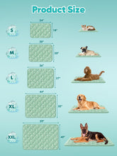 Load image into Gallery viewer, Rywell Dog Cooling Mat 2.0, Nature Green,44" x 32" Thick & Durable Cooling Mat for Extra Large Dogs, Long-Lasting Cool with Waterproof & Color-Changing Arc-Chill Tech (Q-Max>0.5) Washable& Non-Toxic