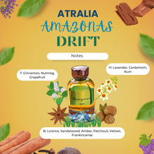 Load image into Gallery viewer, Atralia Amazonas Drift Arabian Perfume For Men- Arabic designer long lasting men perfume, travel size arab oud cologne 2024, fruity & original perfumes, middle eastern Dubai floral scents fragrances