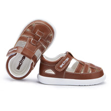 Load image into Gallery viewer, BMCiTYBM Baby Sandals Boys Girls Shoes Breathable Summer Shoes Non-Slip 6 9 12 18 24 Months Brown Size 6-12 Months Infant